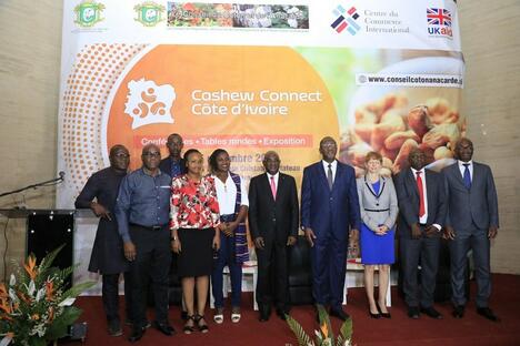 Participants gather at the National Exposition–Cashew Connect Côte d’Ivoire